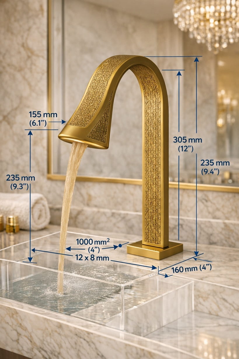 Hospitality and resort bathroom environment